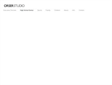 Tablet Screenshot of orserstudio.com